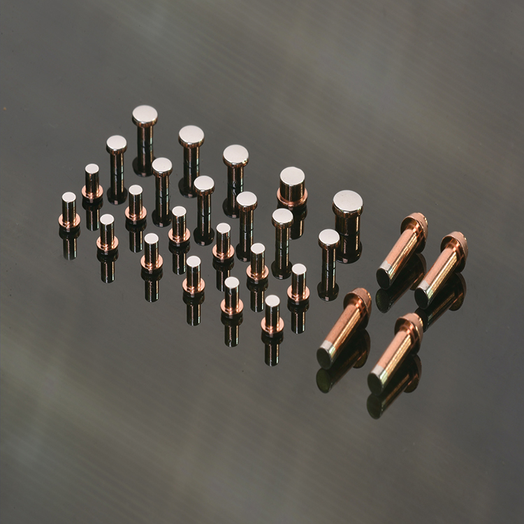 China wholesale Button Rivet – Tri-metal Contact rivet – ZHJ