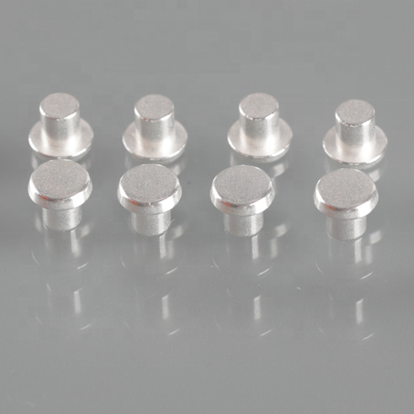 Silver Solid Contact Rivet