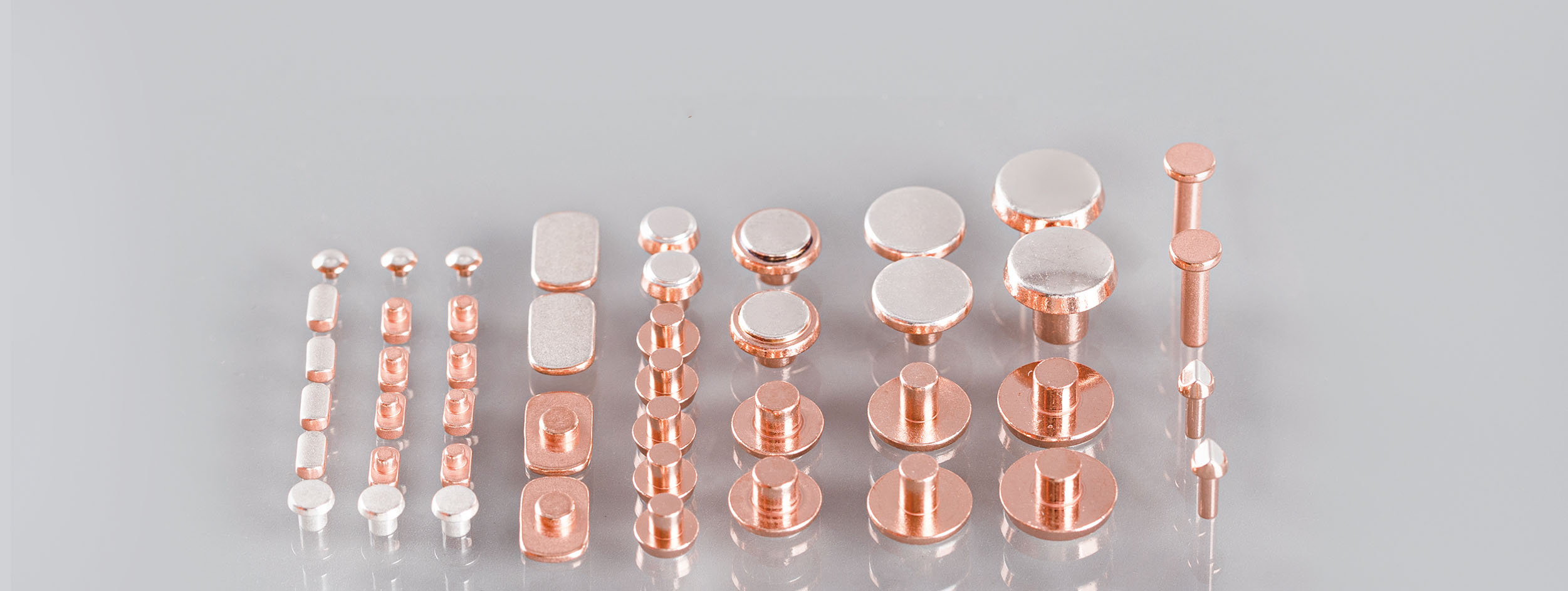 Contact rivet product lineup